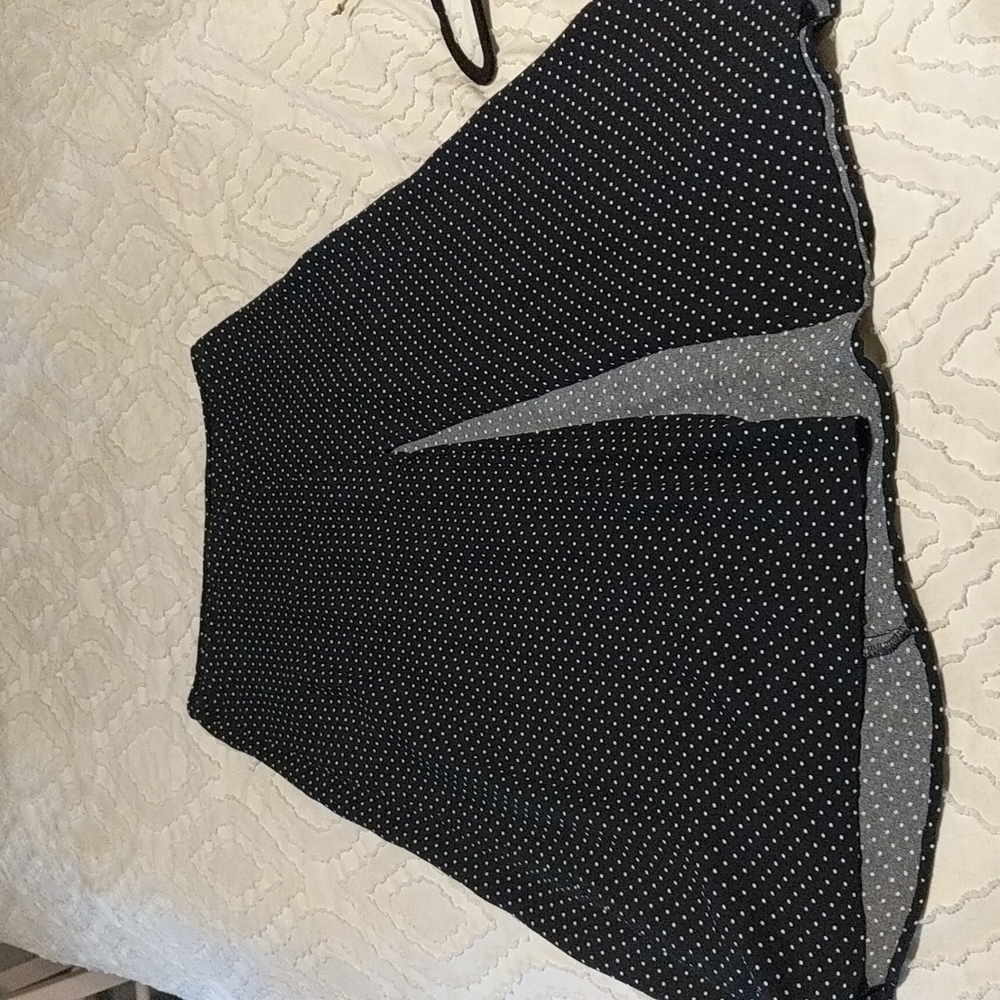 Reformation Polka Dot Midi Skirt with Slit